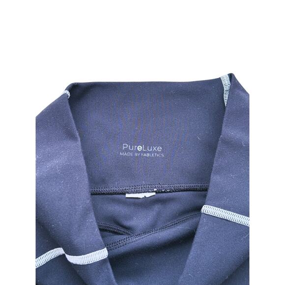 Fabletics Oasis PureLuxe High-Waisted 7/8 Legging Black XS Athleisure Gym Sporty - Picture 5 of 6